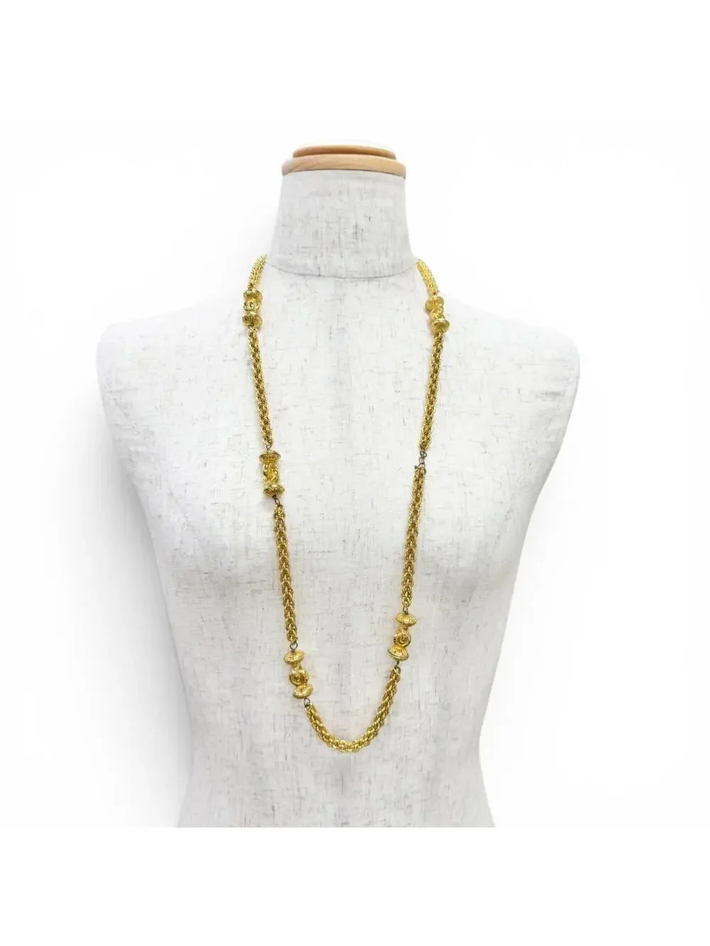 Chanel Cc Logo Chain Pendant Necklace #327467C85B